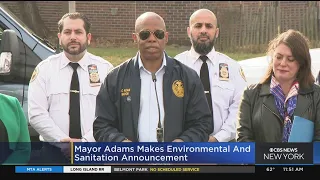 Mayor Adams makes Sanitation announcement