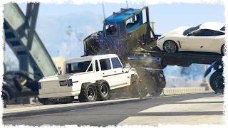 АДСКАЯ ПОГОНЯ ЗА ГРУЗОВИКОМ В GTA ONLINE!!! (ЭПИК В ГТА 5)