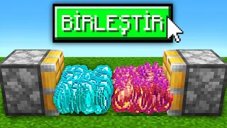 Minecraft ama EŞYALARI BİRLEŞTİREBİLİYORUM!