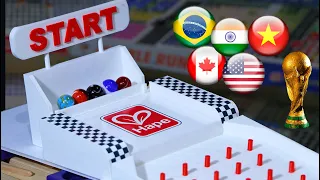 Quadrilla Marble Run E2 - World Cup 2022 - Race to the Goal