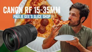 Real World Canon RF 15-35mm Vlog + Photo Test at Paulie Gee's Slice Shop | Brunch Boys