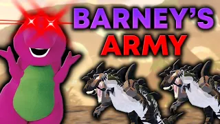 BARNEY Leads KENDYLL ARMY.. | Creatures of Sonaria