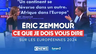 Eric Zemmour sur CNEWS : Marion Maréchal sera tête de liste Reconquête aux Européennes 2024