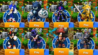 Sonic Dash - SONIC VS WEREHOG SONIC REAPER METAL SONIC SHADOW VAMPIRE SHADOW SIR LANCELOT SHADOW