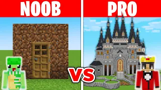 NOOB vs HACKER: I CHEATED in a Build Challenge (Minecraft)