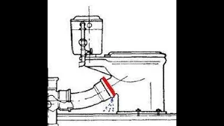 2 ways to eliminate leakage, at the joints of the toilet corrugations.