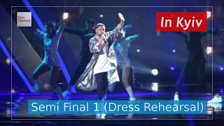 MONATIK - Кружит as Opening Act of the 2017 Eurovision (Semi Final 1 Dress Rehearsal, Live in 4K)