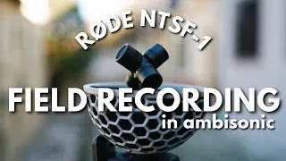 Field Recording In Spain With Rode NT-SF1 & ZOOM F6 in Ambisonic Sounds!