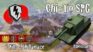 Chi-To SPG  |  7 Kills 5,0K Damage  |  WoT Blitz Replays