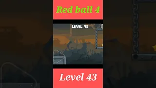 Red ball 4 Level 43 #short #gaming #redball4