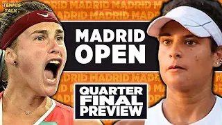 Aryna Sabalenka vs Mayar Sherif | Madrid Open 2023 Quarter Final | Tennis Talk Preview