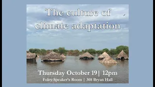The culture of climate adaptation with Anne Pisor