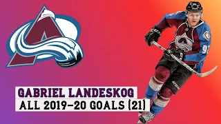 Gabriel Landeskog (#92) All 21 Goals of the 2019-20 NHL Season