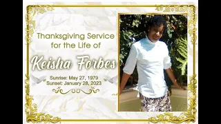 At The Graveside | Thanks Giving Service | Ms. Keisha Forbes