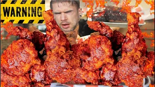 DEATHLY SPICY NASHVILLE HOT CHICKEN CHALLENGE | Charleston SC | Man Vs Food