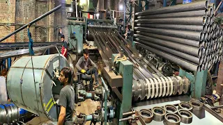 How Stainless Steel Pipe Are Made in Factory || Manufacturing Process of Stainless Steel Pipe ||