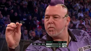 Peter Wright v Adrian Lewis | Players Championship Finals | Round 2