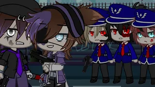 If Michael Afton Was a Police Officer | Gacha Club | Afton Family