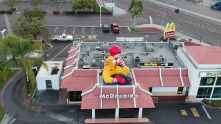 McDonalds clown DJI Spark