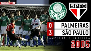 Palmeiras 0x3 São Paulo - 2005 - GRAFITE, LUIZÃO, CICINHO, MINEIRO E UM GOLAÇO DE FALTA DE ROGÉRIO!