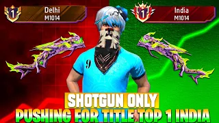 Pushing Top 1 In Shotgun M1014 | Free Fire Solo Rank Pushing With Tips And Tricks | Ep-10