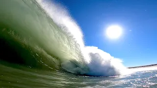 Bodyboarding Barrels and Airs On the West Coast | RAW POV