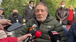 İzzet Altınmeşe, oğlu Ali Murat Altınmeşe'nin cenazesi öncesinde gazetecilerin sorularını yanıtladı