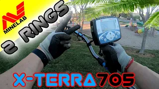 2 rings found wit the Minelab X-terra 705
