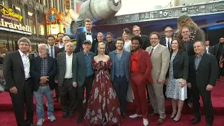 SOLO A STAR WARS STORY World Premiere Red Carpet