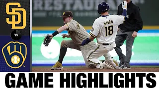 Padres vs. Brewers Game Highlights (5/24/21) | MLB Highlights