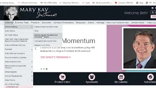 Placing a Mary Kay Order on Intouch