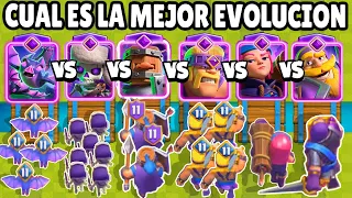 CUAL ES LA MEJOR CARTA EVOLUCIONADA? | NUEVOS MURCIELAGOS EVOLUCIONADO | Clash Royale