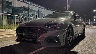 Catless Downpipe Hyundai Sonata N Line Fly Bys On Highway