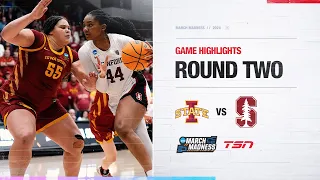 NCAA Women's March Madness Highlights: (7) Iowa State vs. (2) Stanford