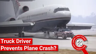 FACT CHECK: Does Video Show Brave Truck Driver Saving Aeroplane from Crash?