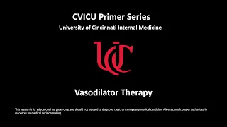 Vasodilatory Therapy