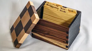 Making a Wooden Recipe Box | A Father/Daughter Project