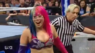 Asuka DESTROYS Becky Lynch & Charlotte SmackDown December 11, 2018