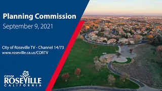 Planning Commission Meeting of September 9, 2021 - City of Roseville, CA