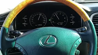 Lexus LX470 highway test drive