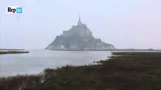 Mont Saint-Michel, la marea del secolo in timelapse - Mont Saint-Michel high tide.