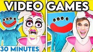 BEST VIDEO GAMES WITH ZERO BUDGET! (POPPY PLAYTIME, FNAF, ROBLOX, SONIC, & MORE) LANKYBOX MARATHON