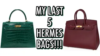 🍊MY FINAL 5 HERMES BAGS!!! 😬 LET"S CHAT!