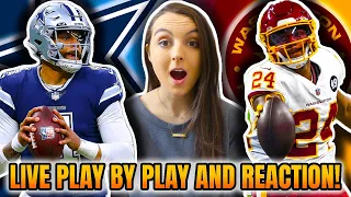 Washington Football Team vs Dallas Cowboys LIVE Play by Play and Reaction! NFL Week 16 (2021)