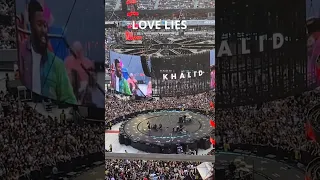 KHALID - LOVE LIES / LIVE w/ LYRICS (METLIFE STADIUM 061023) ED SHEERAN MATHEMATICS TOUR