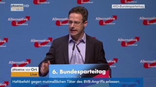 AfD-Bundesparteitag 2017: Marcus Pretzell am 22.04.2017