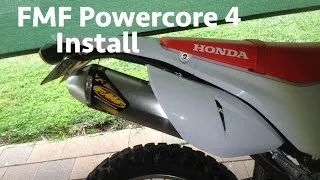 FMF Powercore 4 Exhaust Install - CRF250L