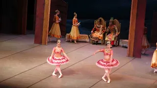 Bayadere Minkus ballet on the stage of the provincial theater