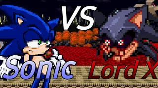 SONIC VS LORD X sprite animation