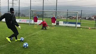 Torwart Training MB mit Andre Breitfuß Kombi Reaktion Hand/ Fuß